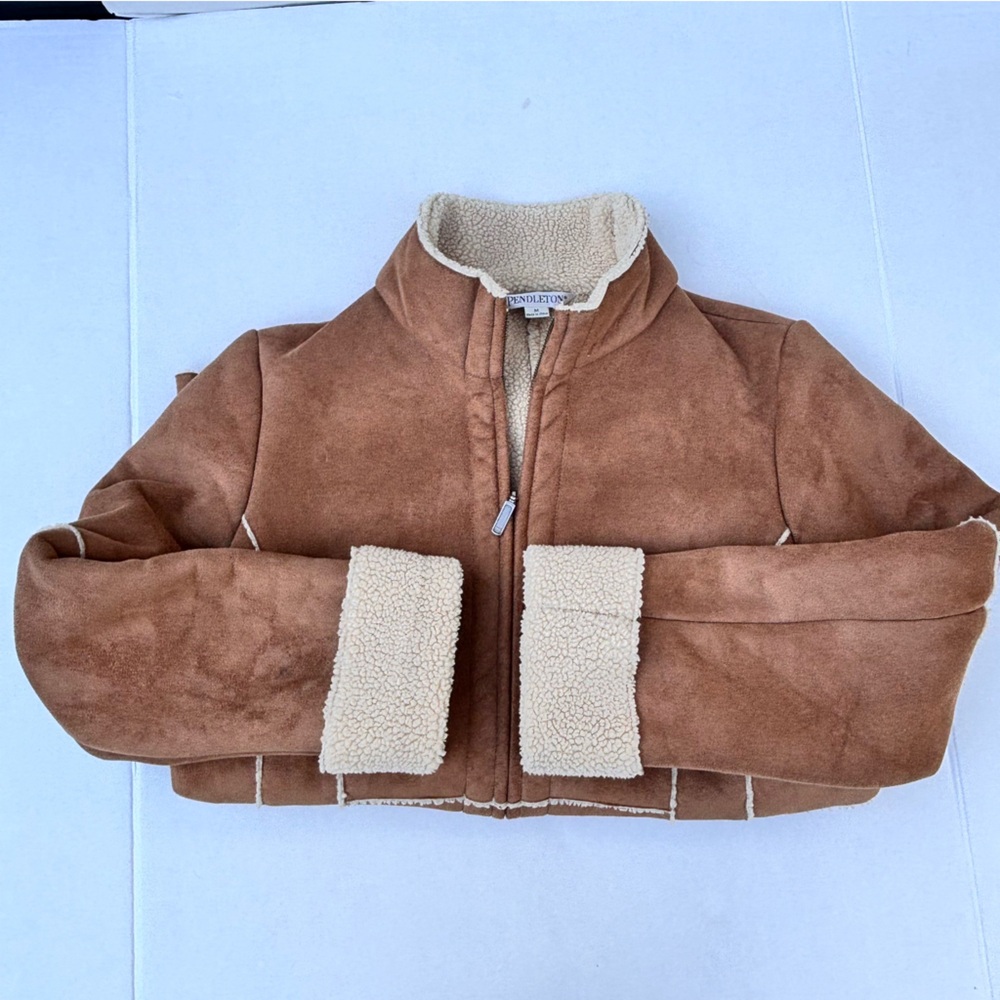 Pendleton Tan Shearling-Lined Jacket - image 6